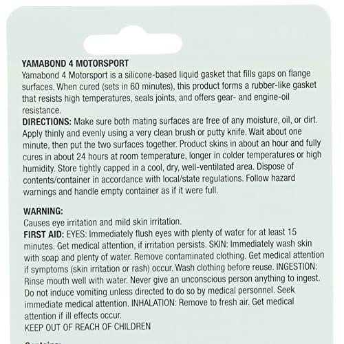 Yamaha Yamalube Yamabond 4 3 oz - Image 4