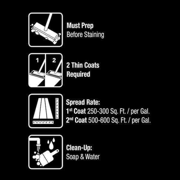 BEHR Premium 1 gal. #ST-129 Chocolate Semi-Transparent Waterproofing Exterior Wood Stain and Sealer - Image 3