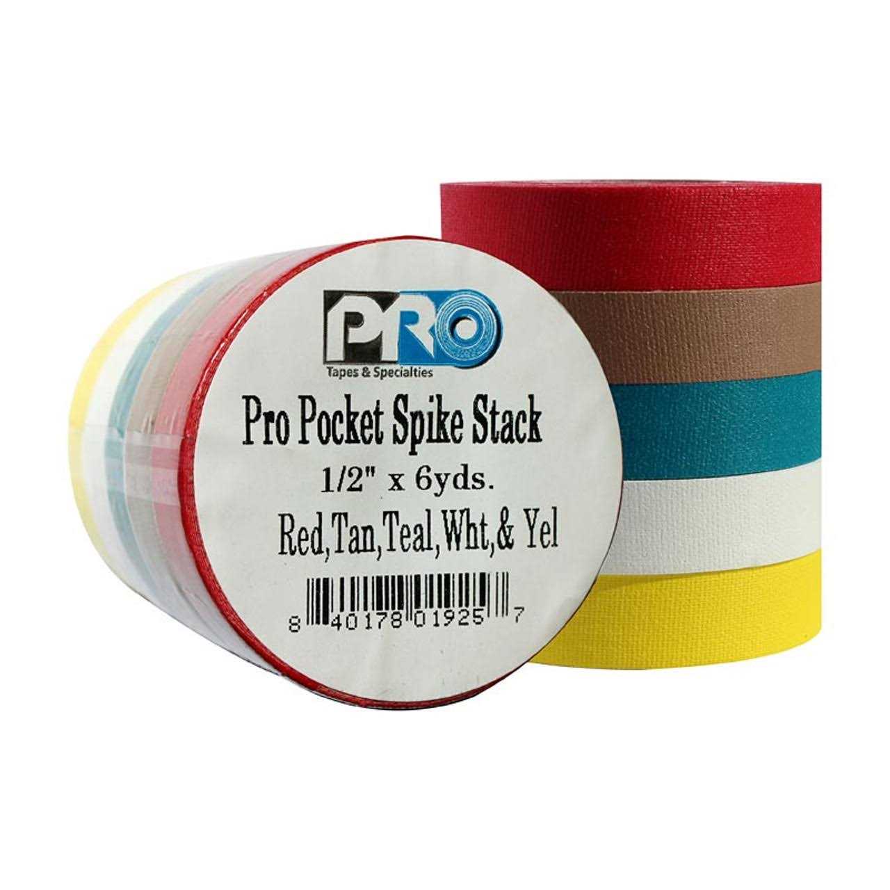ProTapes Pro Pocket Fluorescent Color Spike Tape Stack - Image 3