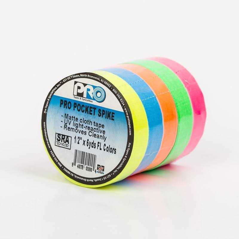 ProTapes Pro Pocket Fluorescent Color Spike Tape Stack - Image 4