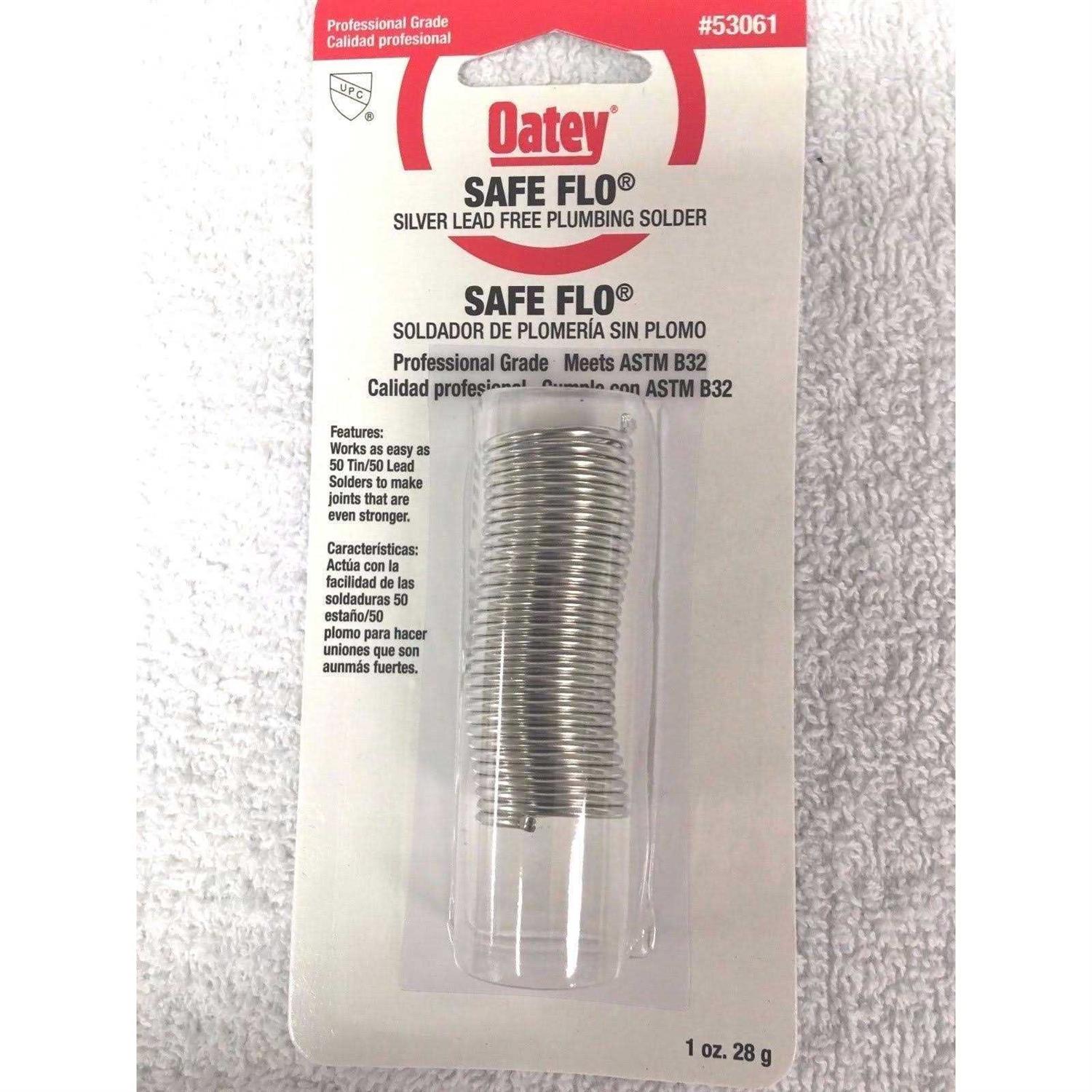 Oatey 1 oz. Safe-Flo Silver Wire Solder 53061 - Image 3