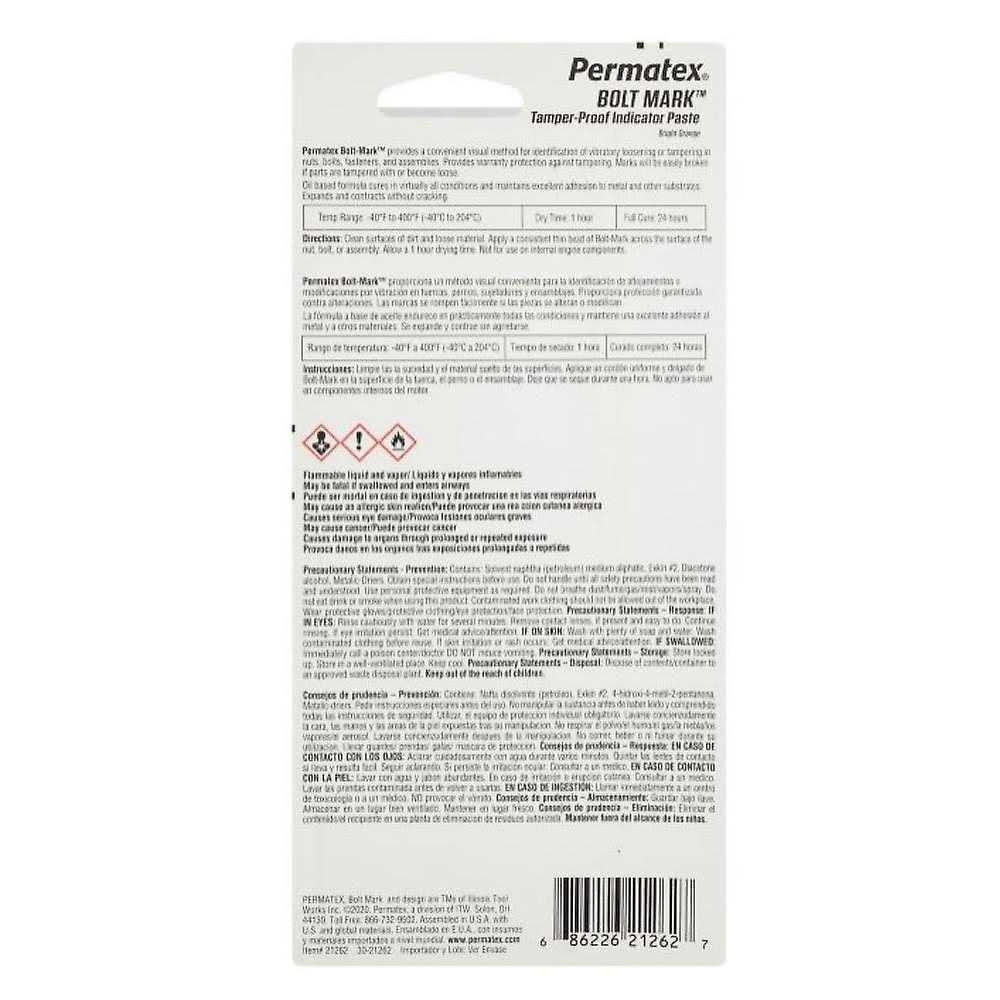 Permatex Bolt Mark Orange 21262 - Image 4