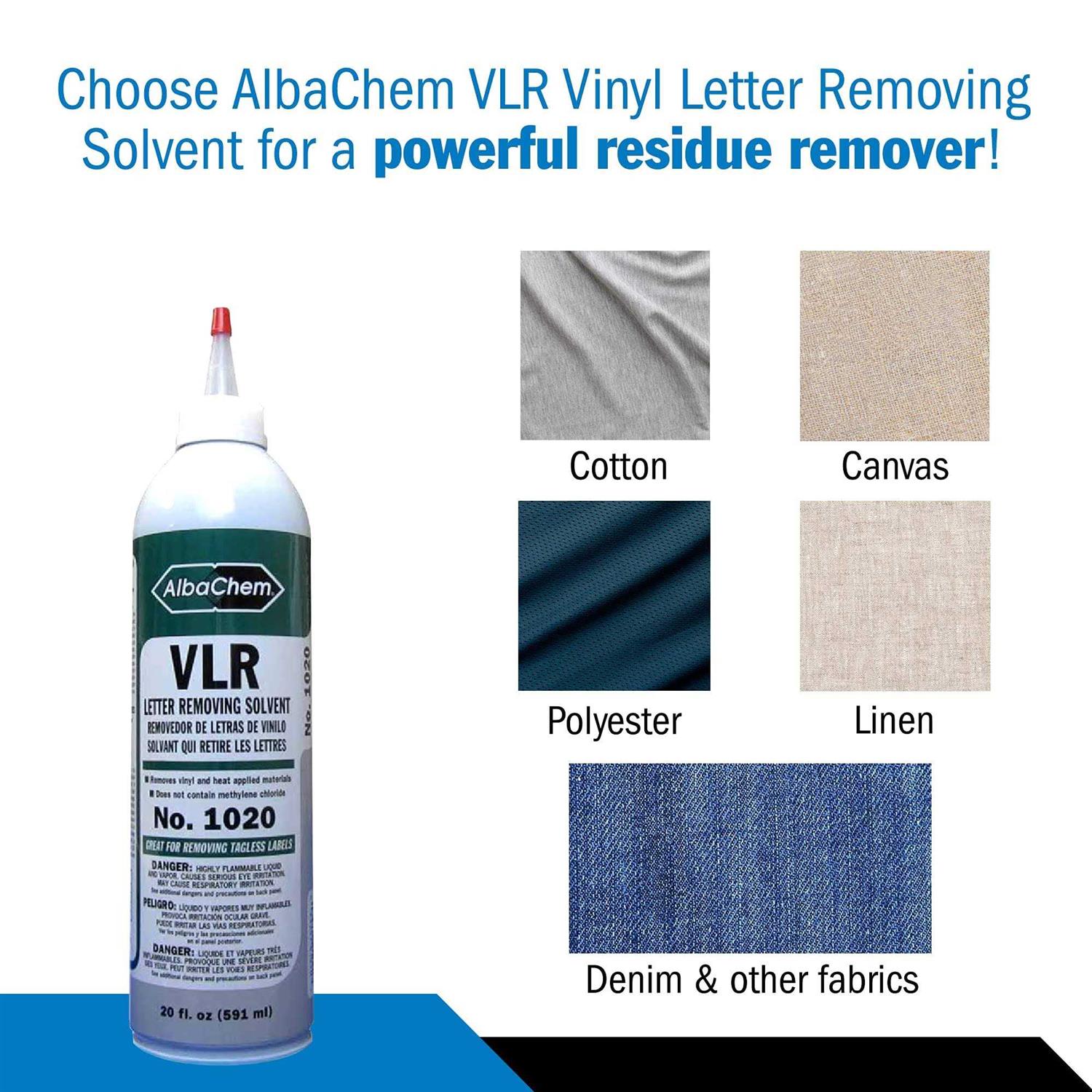 AlbaChem Heat Transfer Vinyl Remover for Fabrics 20 fl. oz - Image 4