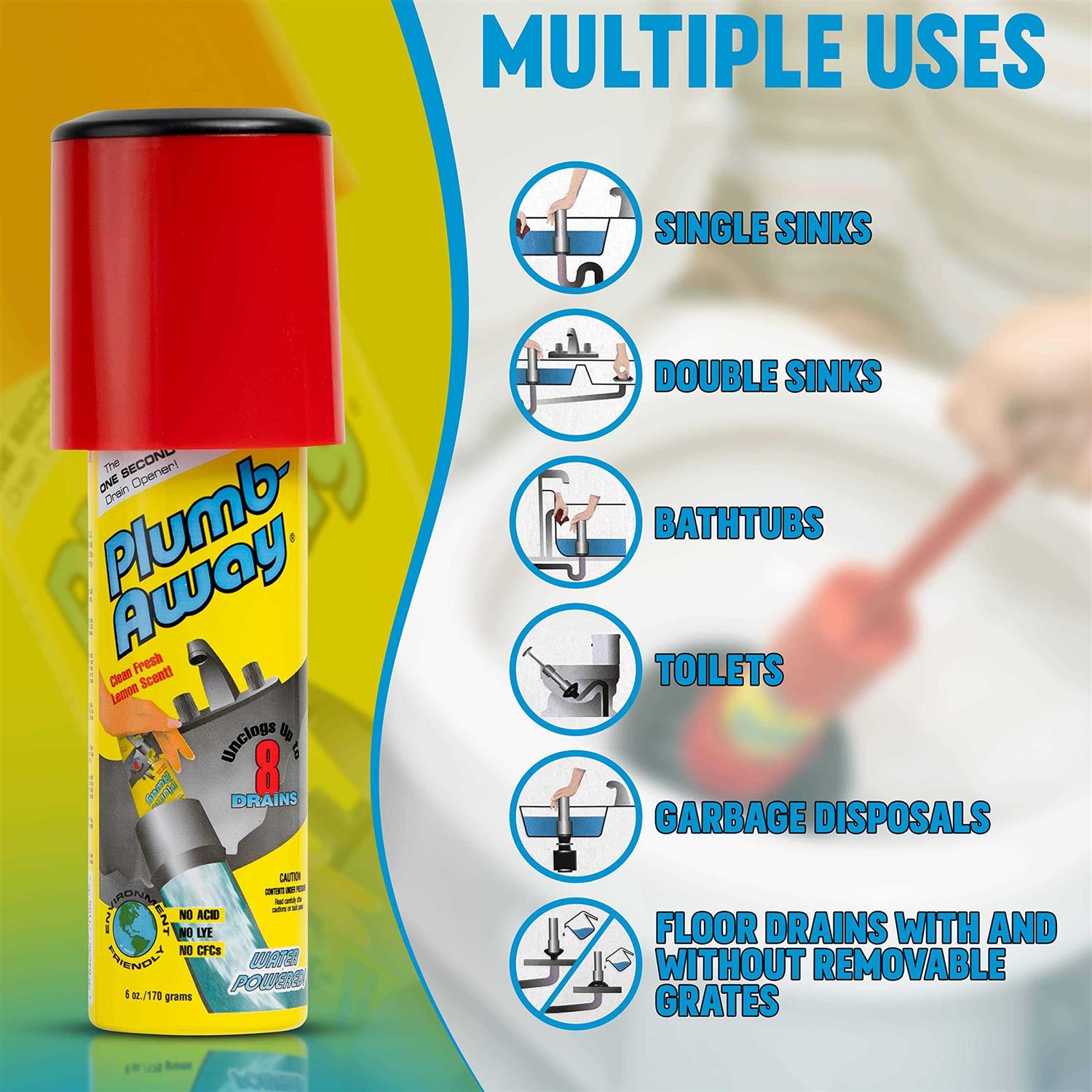 Plumb Away 100-08 6 Oz Plumb-Away Refill - Image 4