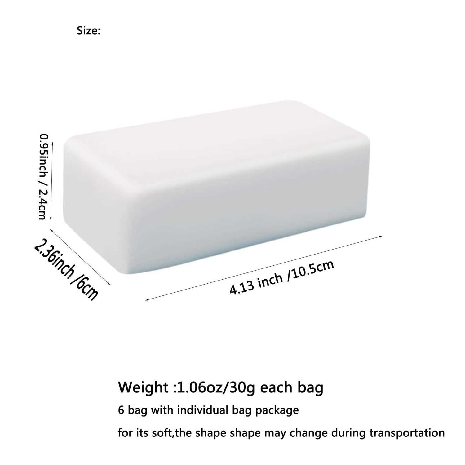 New Waterproof Duct Seal Repair Sealing Clay 6 Pack White Moldable Silicone Putty - Image 3