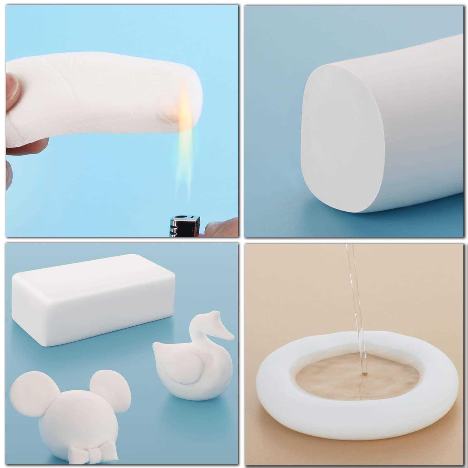 New Waterproof Duct Seal Repair Sealing Clay 6 Pack White Moldable Silicone Putty - Image 5