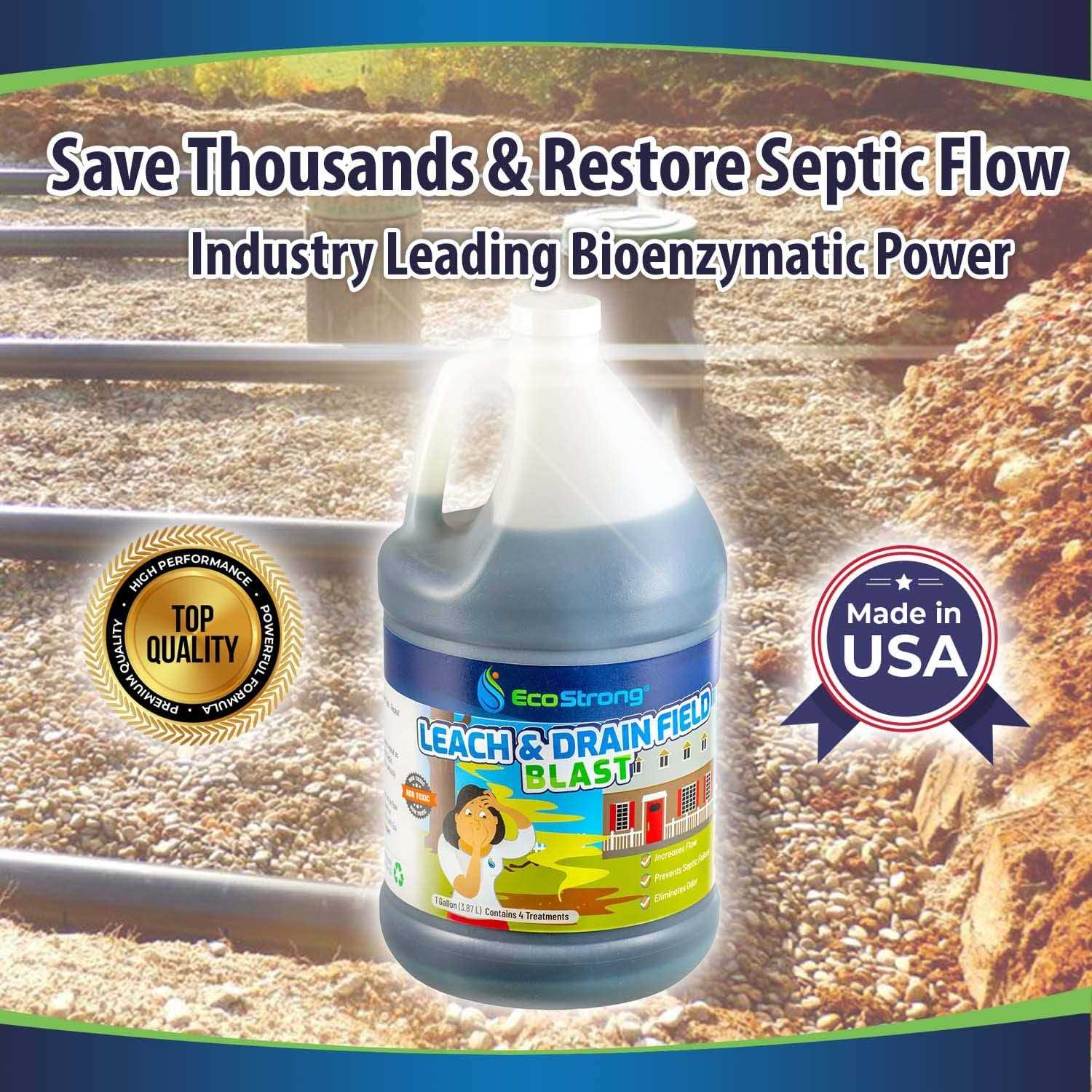 Septic Drain and Leach Field Treatment Bio-enzyme Cleaner Breaks Down and Digest Clogs - Image 5