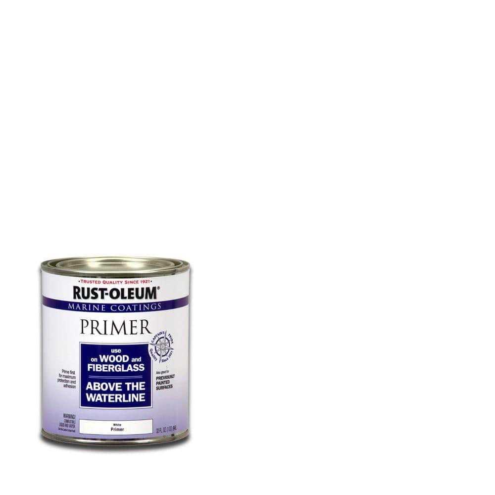 White Rust-Oleum Marine Coatings Wood & Fiberglass Primer - Image 4