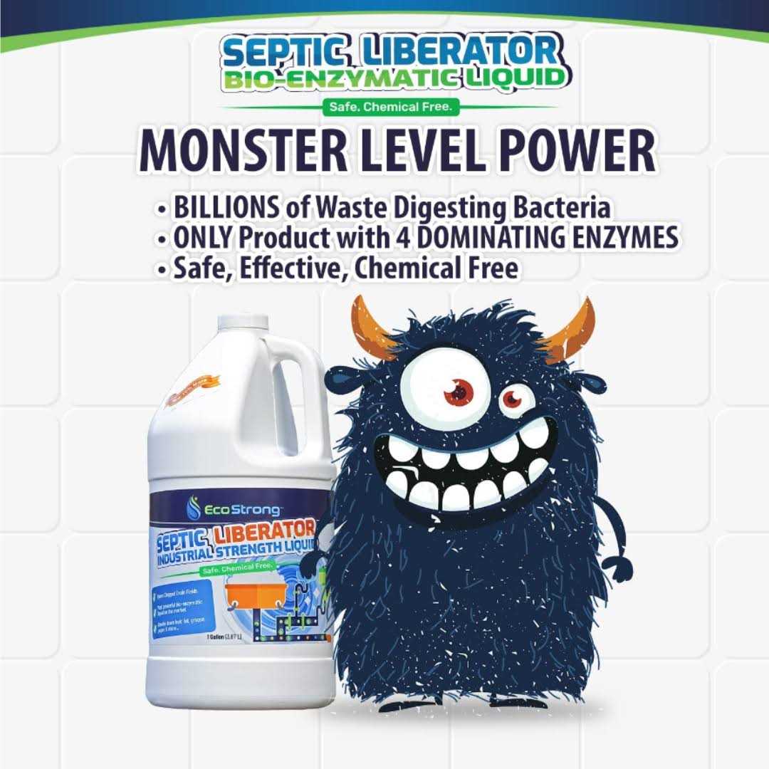 Septic Tank Shock Treatment Bio Enzyme Septic Safe Clears Leach & Drain Fields - Image 3