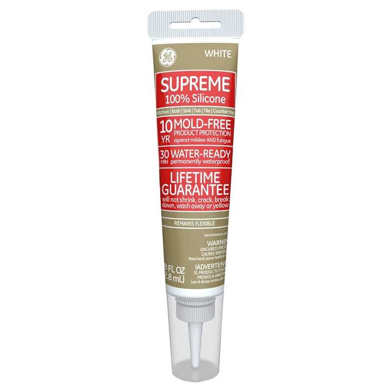 GE Supreme Silicone Kitchen & Bath Sealant - Image 3