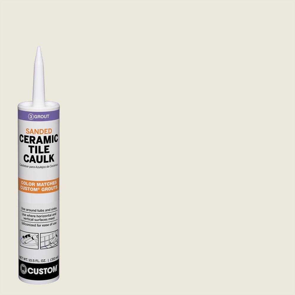 Polyblend 10.5 oz. #381 Bright White Sanded Ceramic Tile Caulk - Image 5