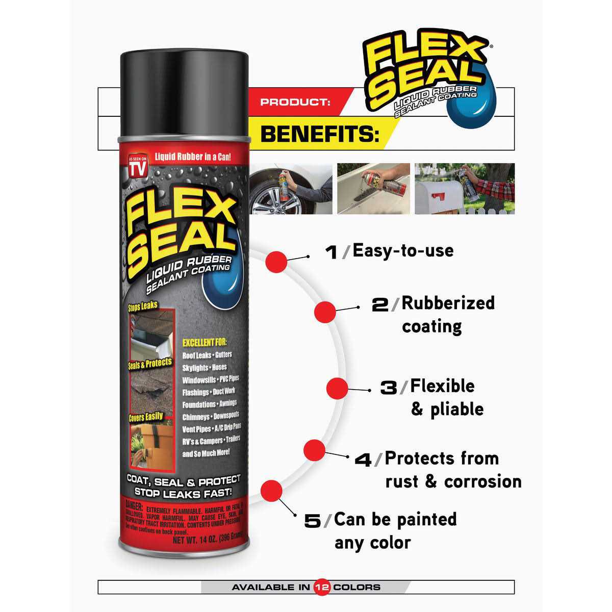 Flex Seal Rubber Sealant - Image 5