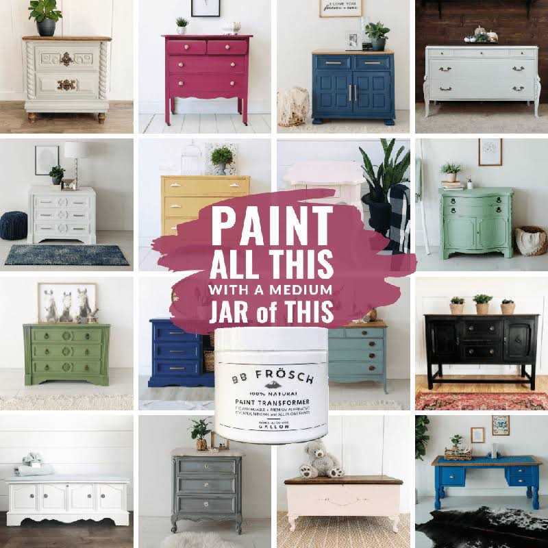 BB FRÖSCH BB Frosch Paint Transformer Paint Powder Mineral Paint for Furniture - Image 5