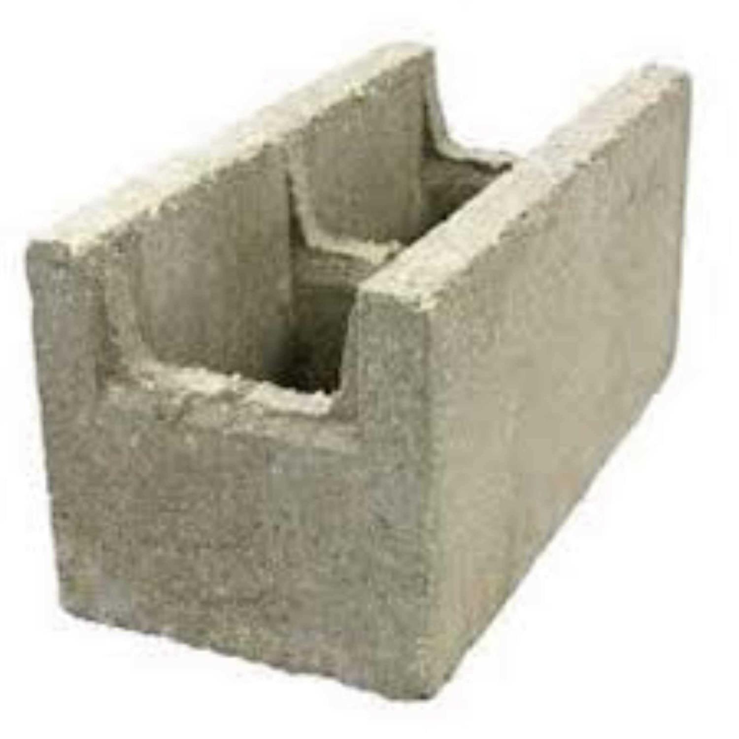 Midwest Products Group 8-in W x 8-in H x 16-in L Cored Concrete Block