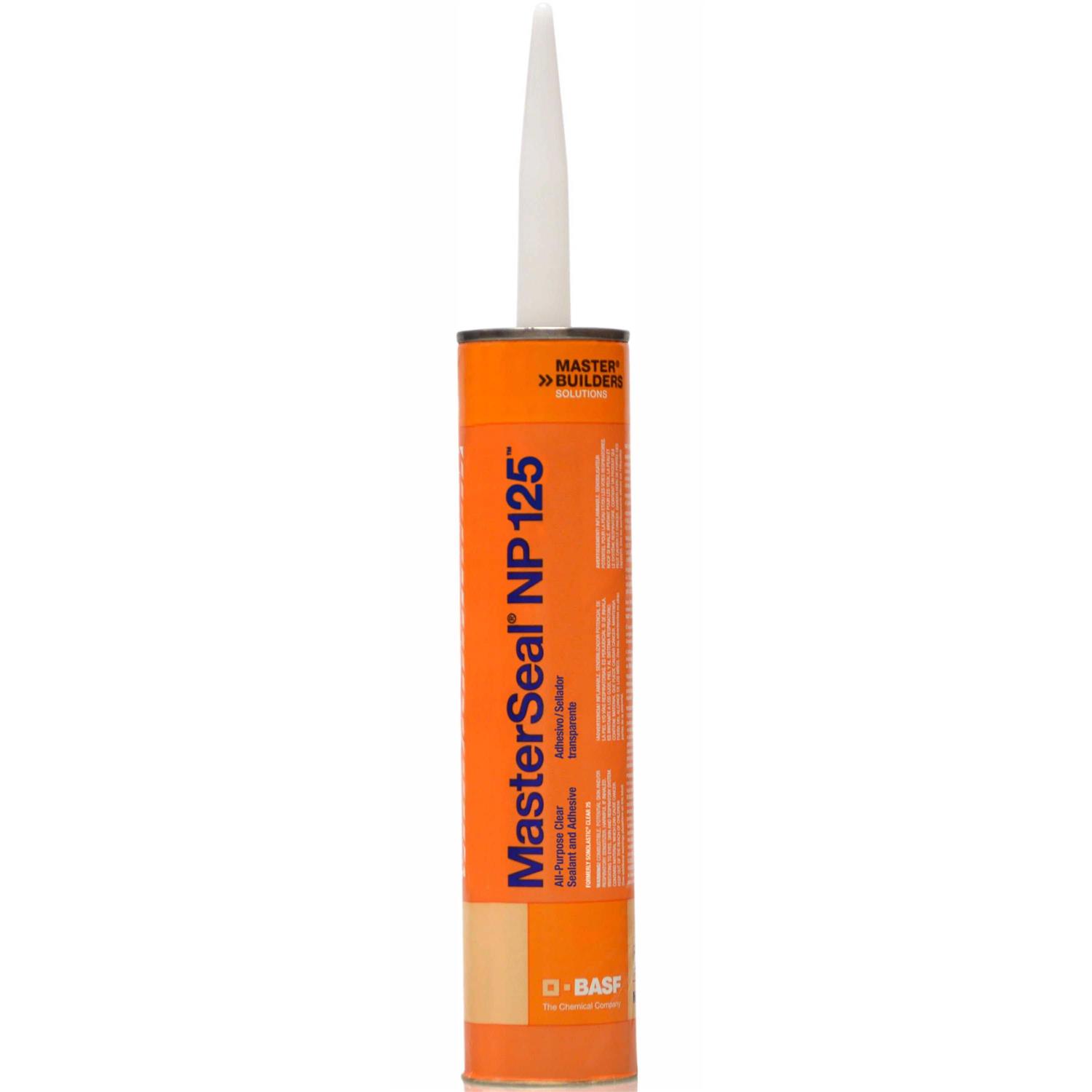 MasterSeal NP 125 Adhesive & Sealant Clear, 10.1 oz