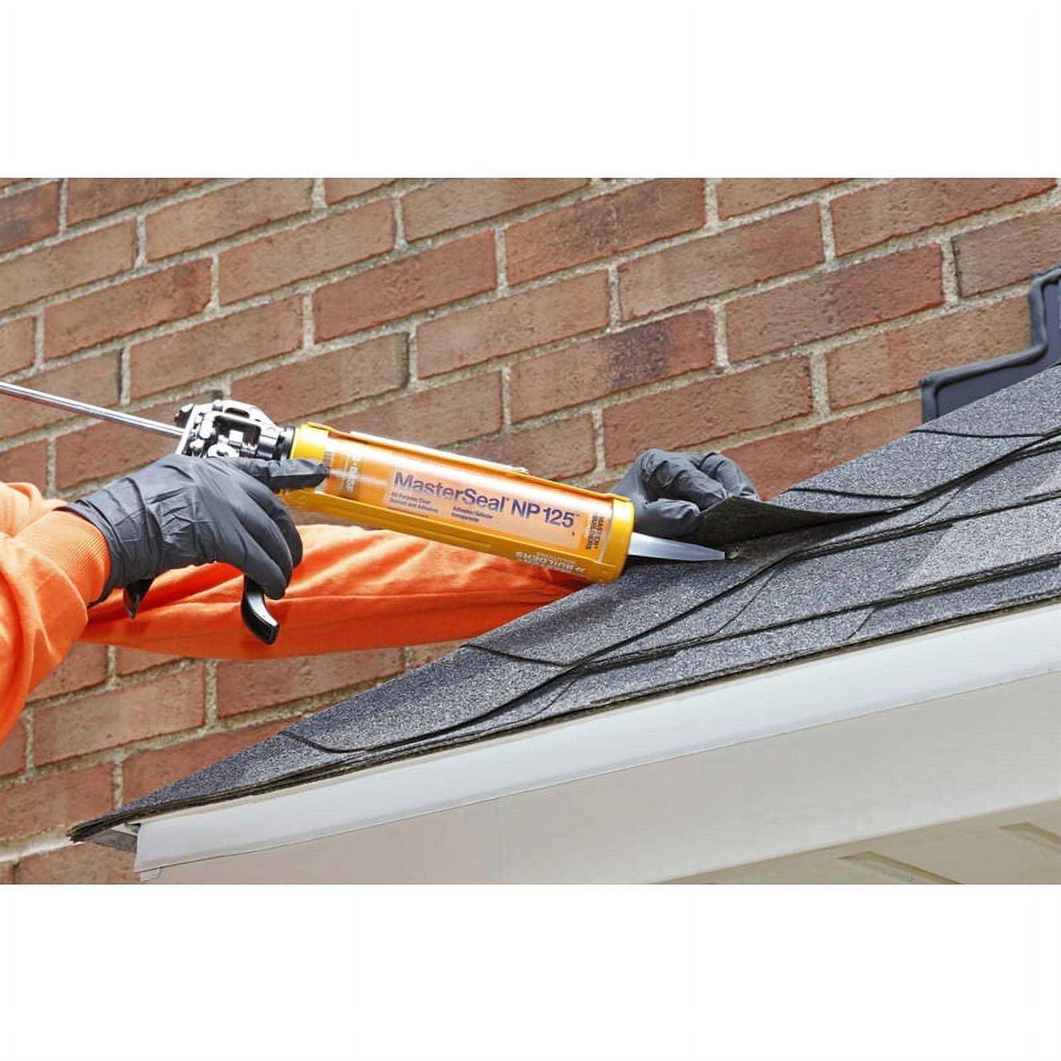 MasterSeal NP 125 Adhesive & Sealant Clear, 10.1 oz - Image 2