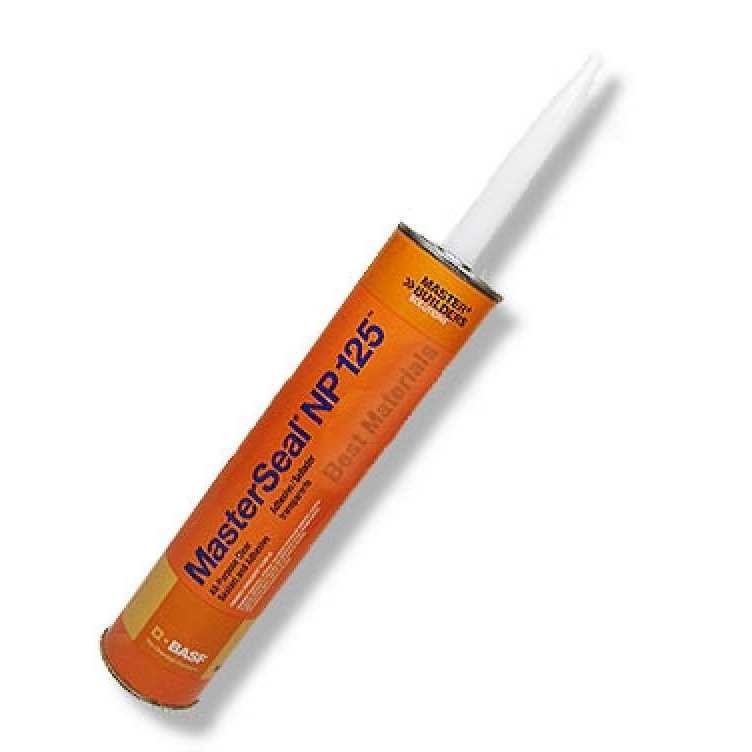 MasterSeal NP 125 Adhesive & Sealant Clear, 10.1 oz - Image 3