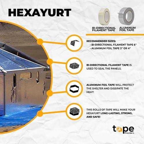 WOD Tape Aluminum Foil Tape 50 yd. for Hvac Insulation Duct Metal - Image 3