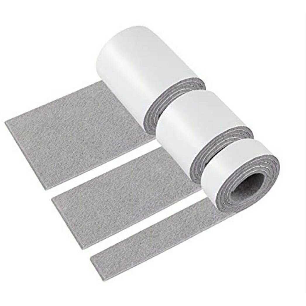 Pllieay 1 Pack Felt Tape in Self Adhesive, Polyester Felt Tape Furniture Felt Strips - Image 3