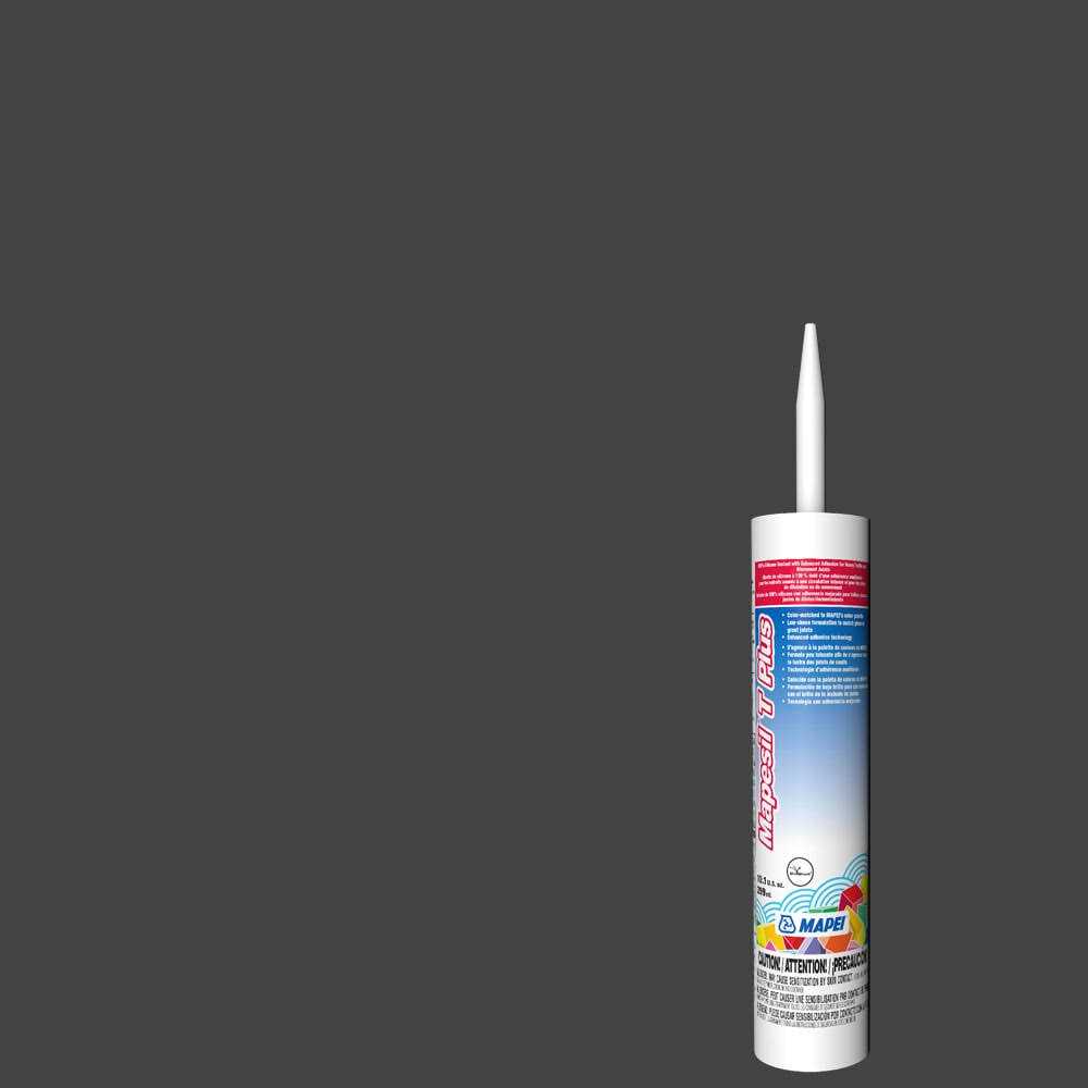 Mapei Mapesil T Plus 10.1-oz Black Silicone Caulk