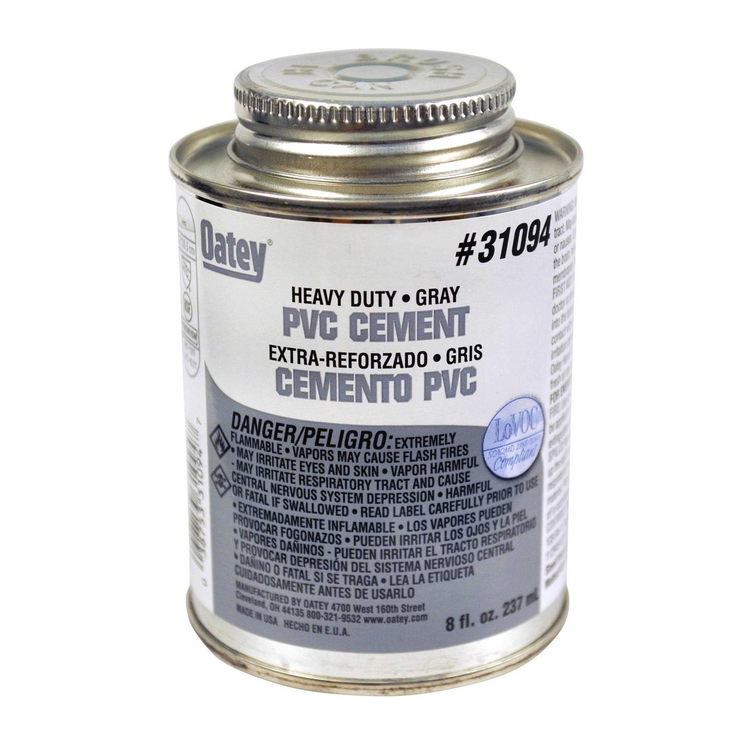 Oatey 8 oz Heavy Duty Clear PVC Cement 30863 - Image 3