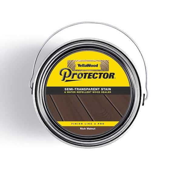 YellaWood Protector 5 gal Semi-Transparent Exterior Deck Stain and Sealer - Image 3