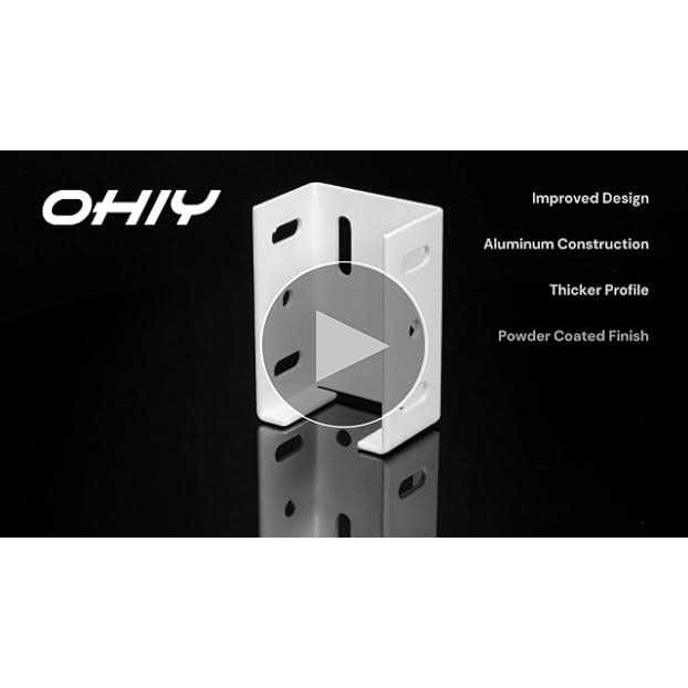 Ohiy Aluminum Fence Bracket Heavy Duty Rail Brackets for Vinyl Fencing - Image 5