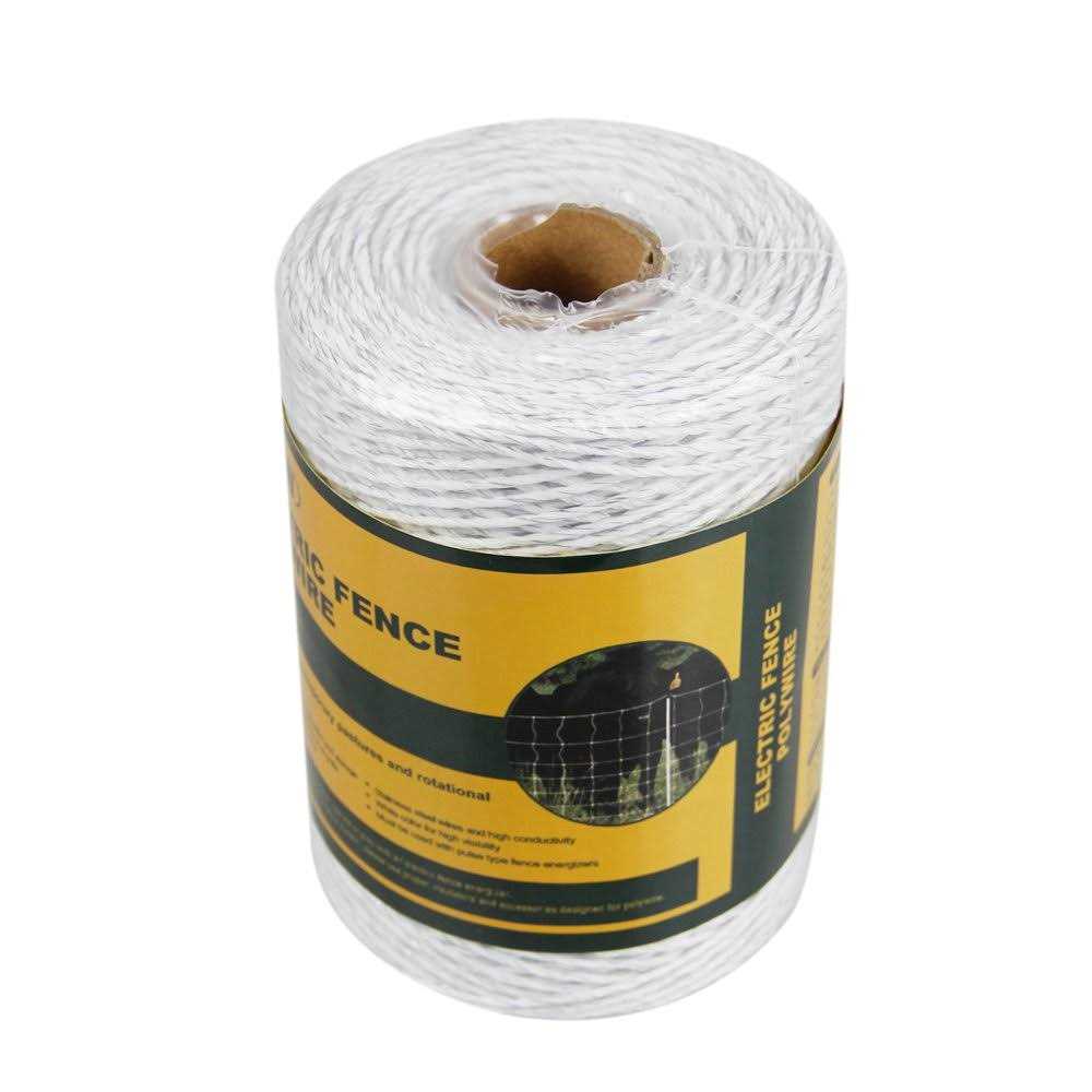 Farmily Portable Electric Fence Polywire 1312 Feet 400 Meter - Image 4