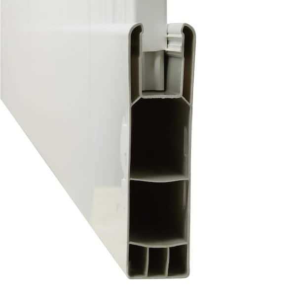 Barrette Outdoor Living Veranda H x 8 ft. W White Vinyl Anderson Privacy Fence Panel Kit - Image 5