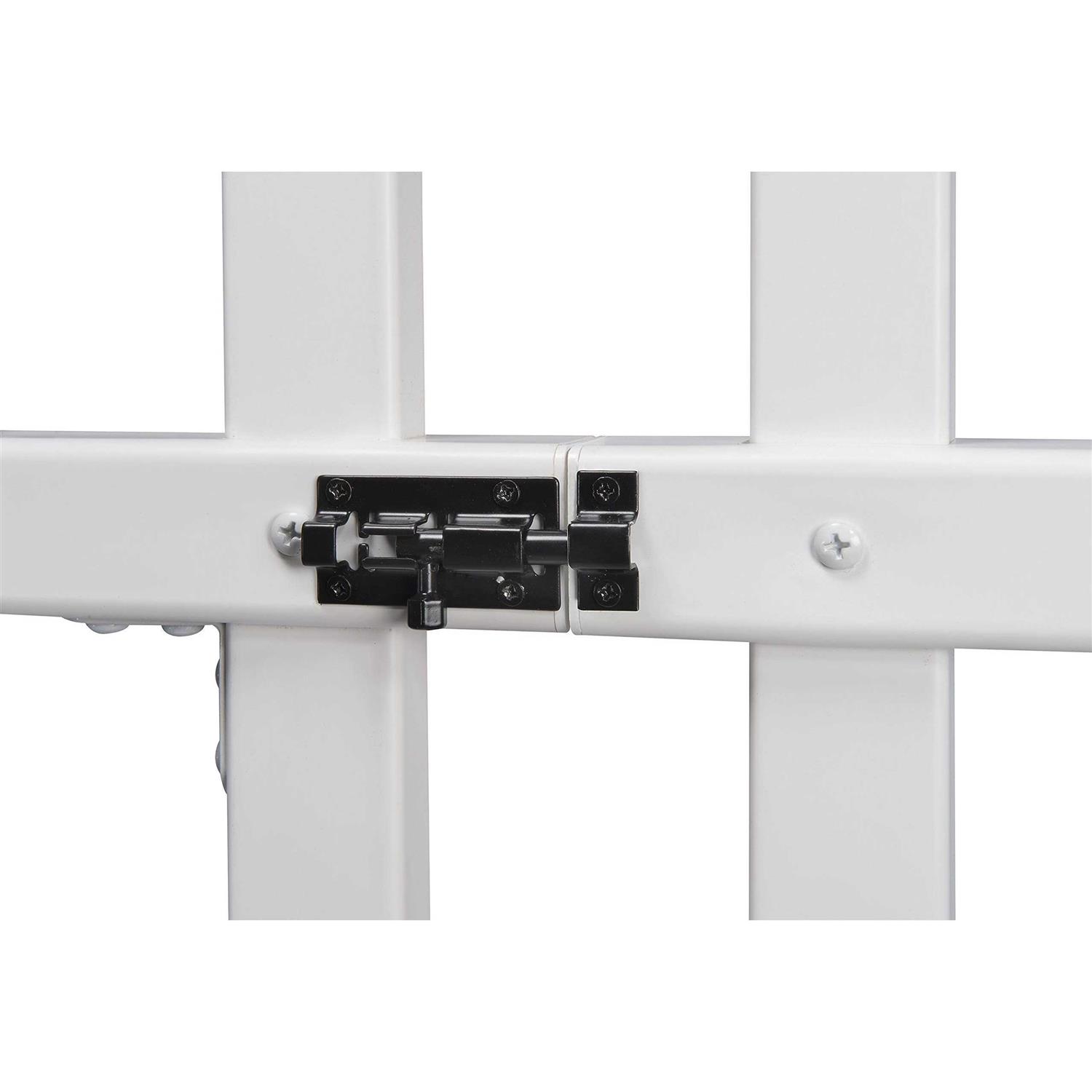 Zippity Outdoor Products 5.2 ft. x 2.5 ft. White Vinyl Madison Fence Gate - Image 3