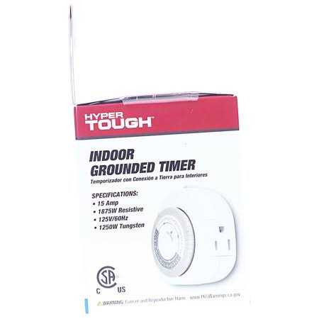 Hyper Tough Indoor Analog Timer - Image 5