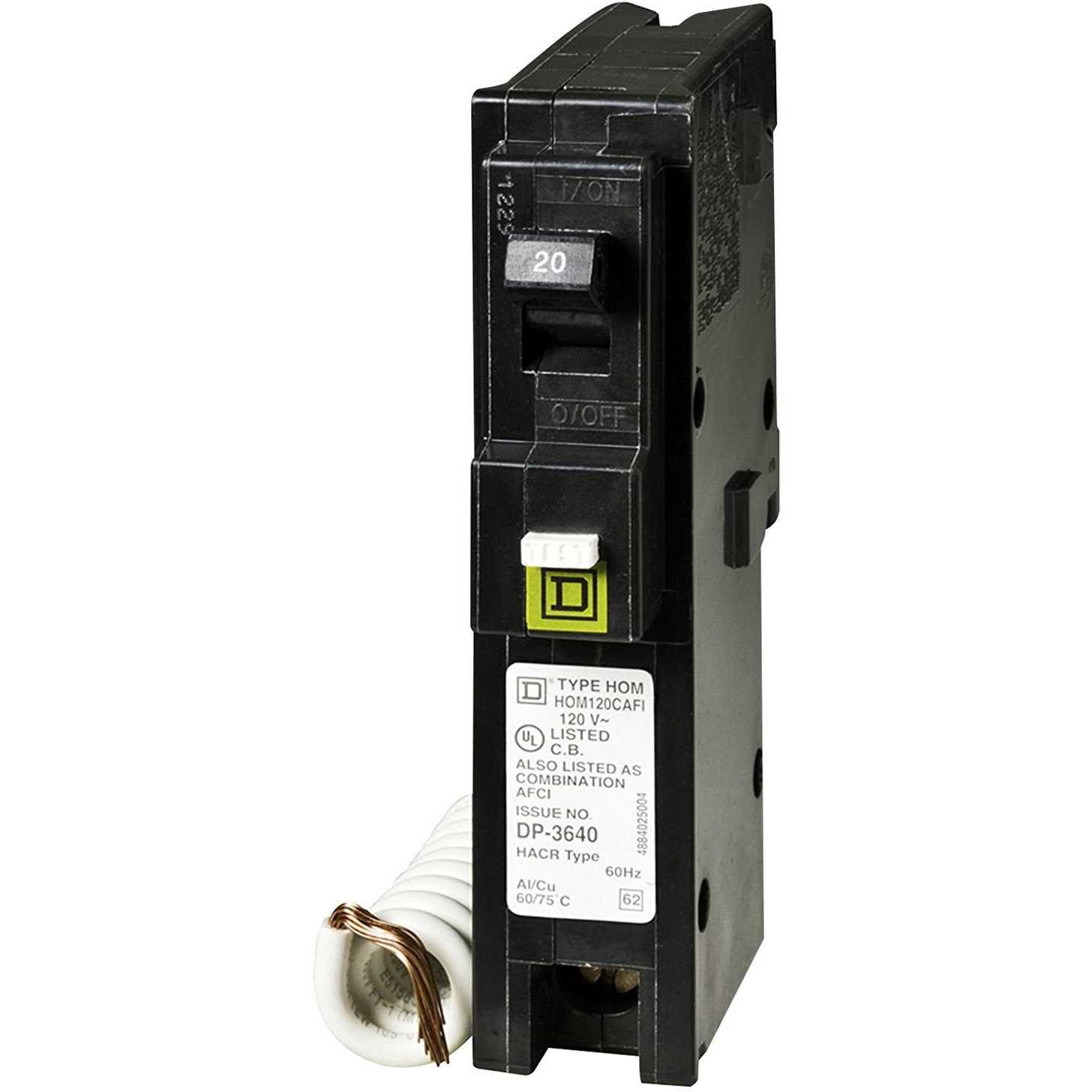 Square D Homeline Combination Arc Fault Breaker 20 - Image 4