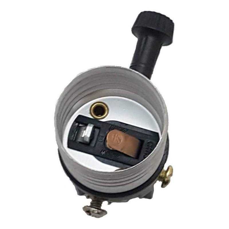 B&p Lamp Antique Brass Socket with Matching Cord Set and Basic Hardware - Image 3