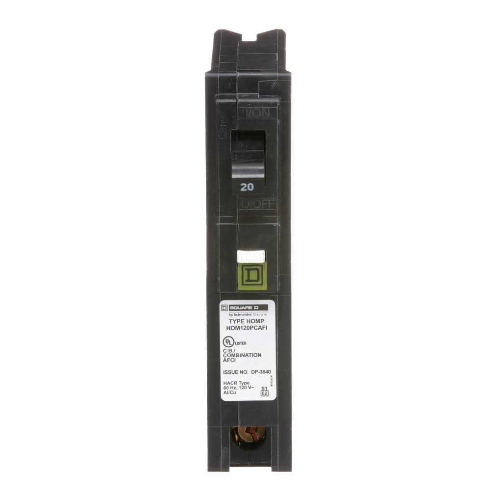 Square-D HOM120PCAFIC Homeline Single Pole Circuit Breaker - Image 3
