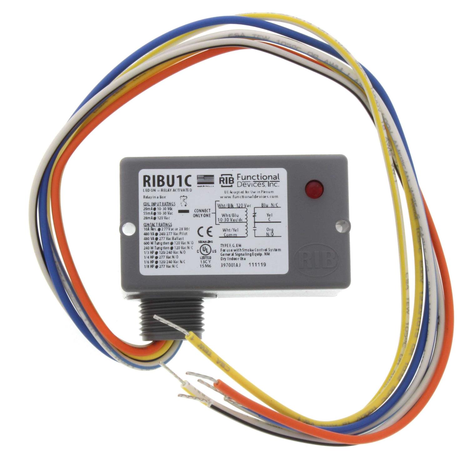 Functional Devices RIB RIBU1C Pilot Relay - Image 5