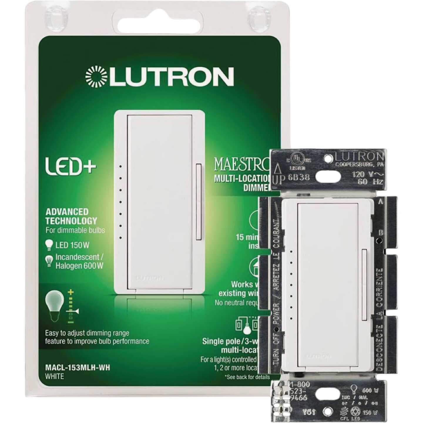 Lutron Maestro Digital Slide Dimmer Switch