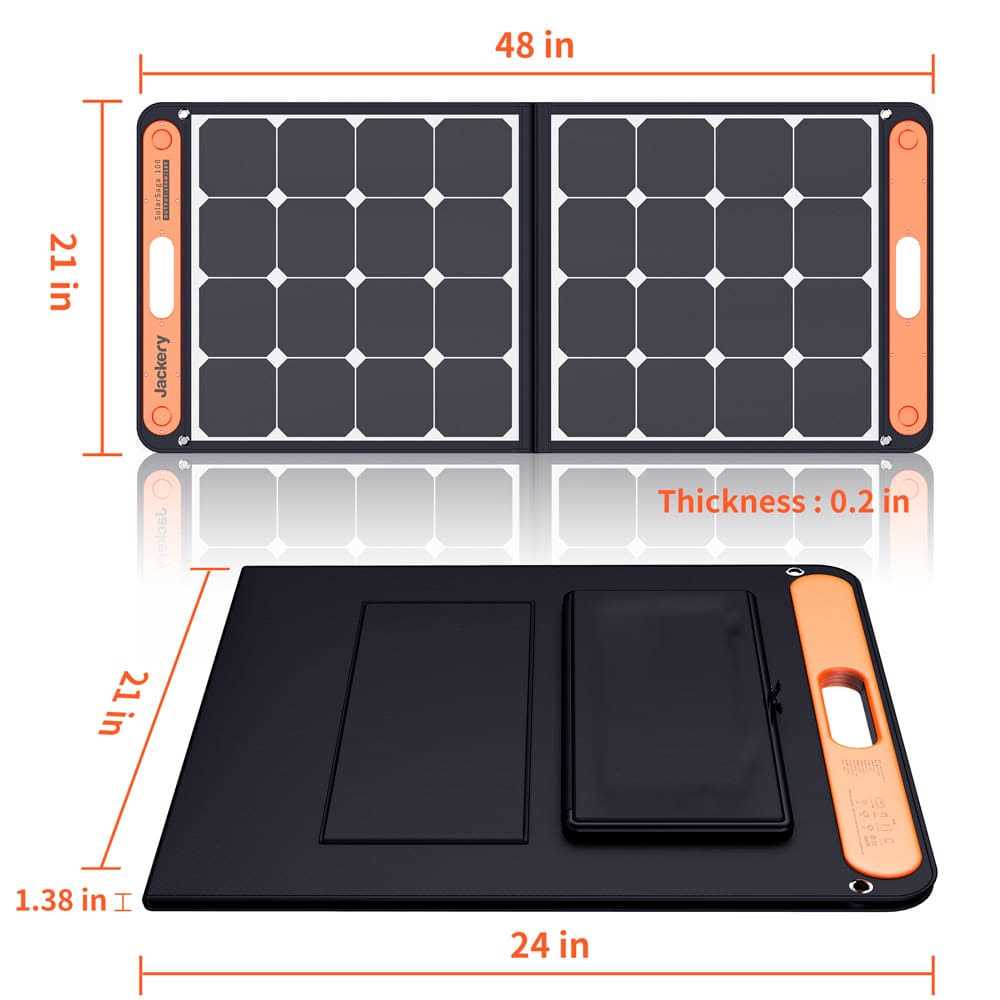 Jackery SolarSaga 100W Solar Panel - Image 4