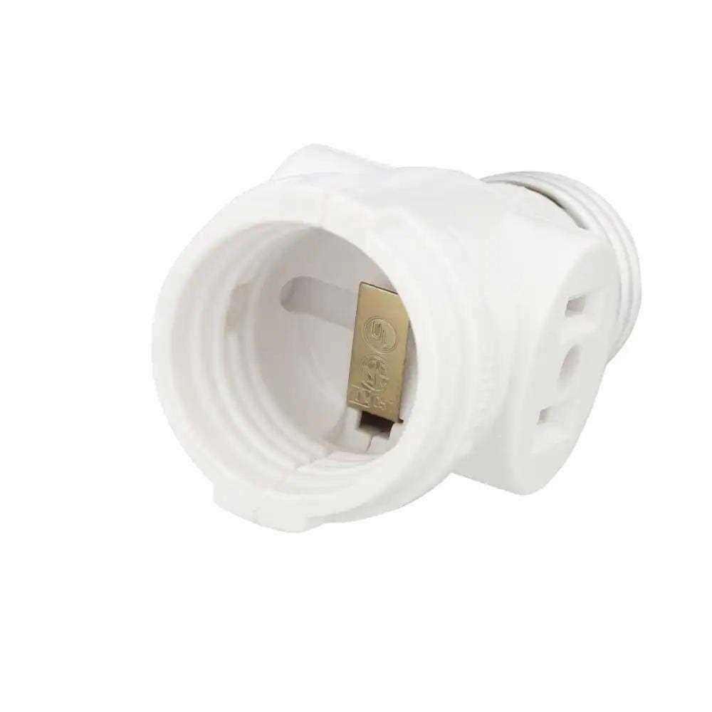 Leviton Plastic Keyless Lampholder w/Outlet - Image 3