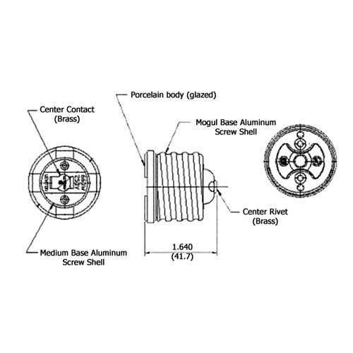 Satco 92-406 Mogul to Medium Reducer - Image 3
