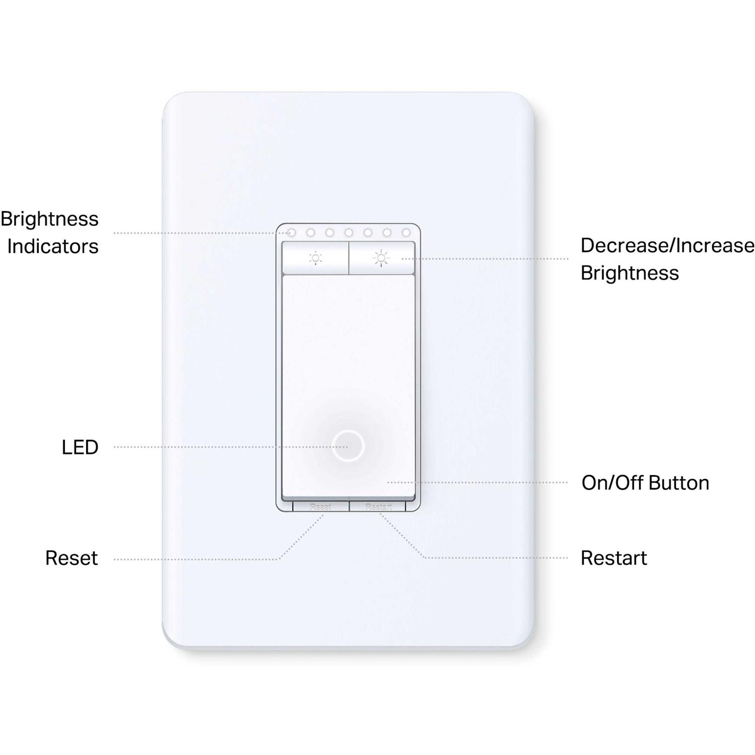 TP-Link Tapo Smart Wi-Fi Light Dimmer Switch with Matter - Image 3