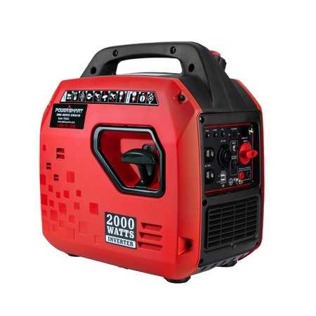 PowerSmart 2500-Watt Portable Inverter Generator, Gas Powered, Super Quiet Technology, CARB Compliant, Low Oil Shutdown, Ultra Lightweight for