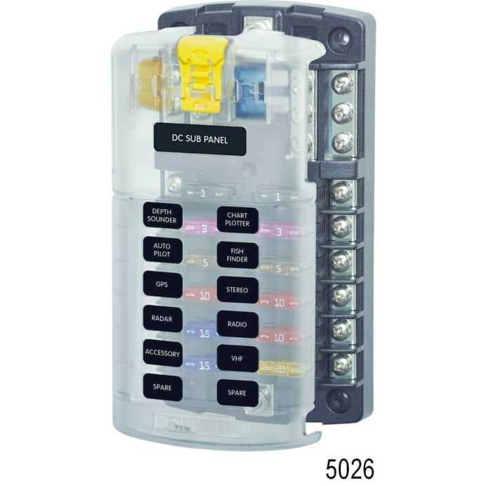 Blue Sea 5025 ST Blade Fuse Block - Image 2