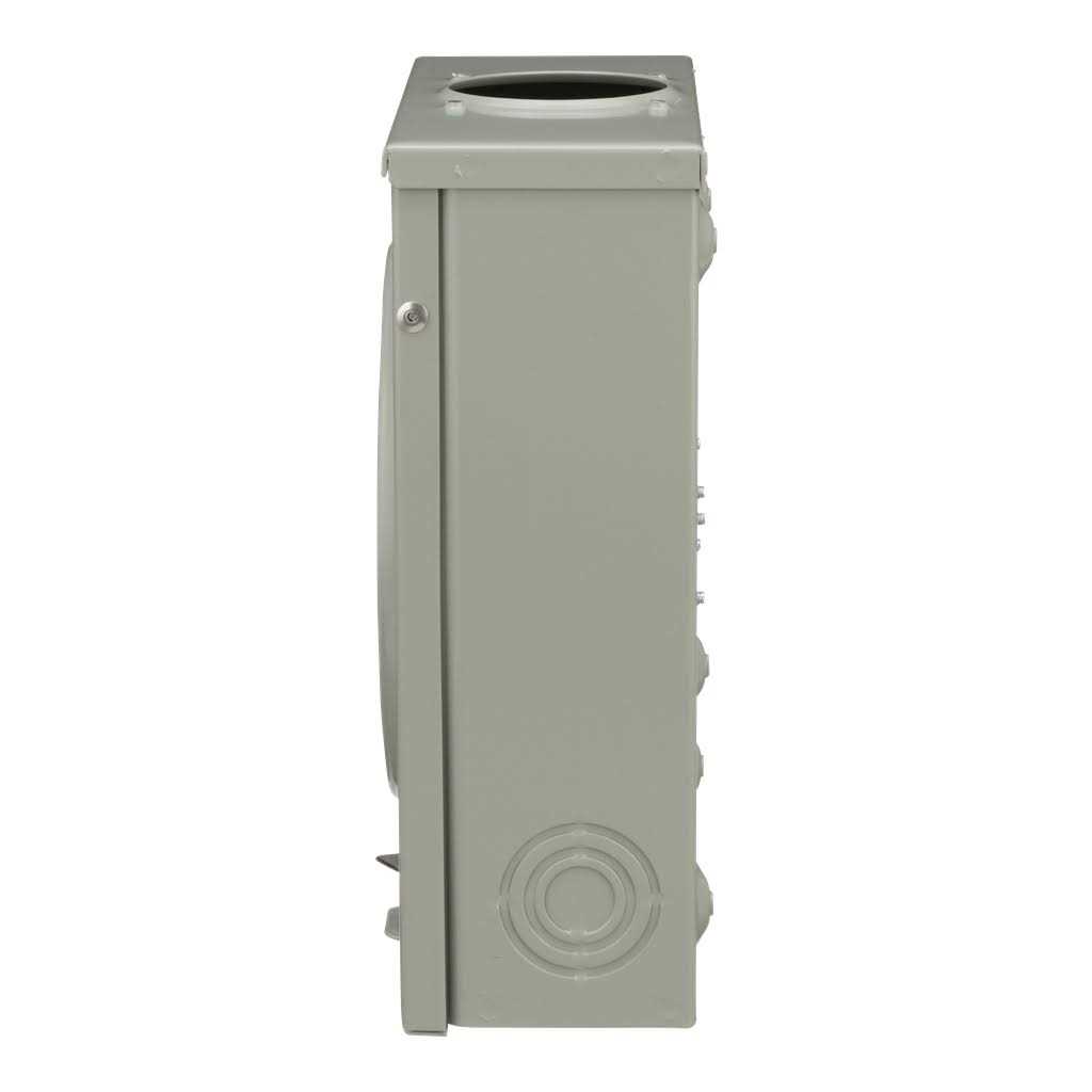 Ringless 125A 1-Phase 3-Wire 600V Combination Service Entrance Device (CSED) with Horn Bypass, OH/UG - Image 2