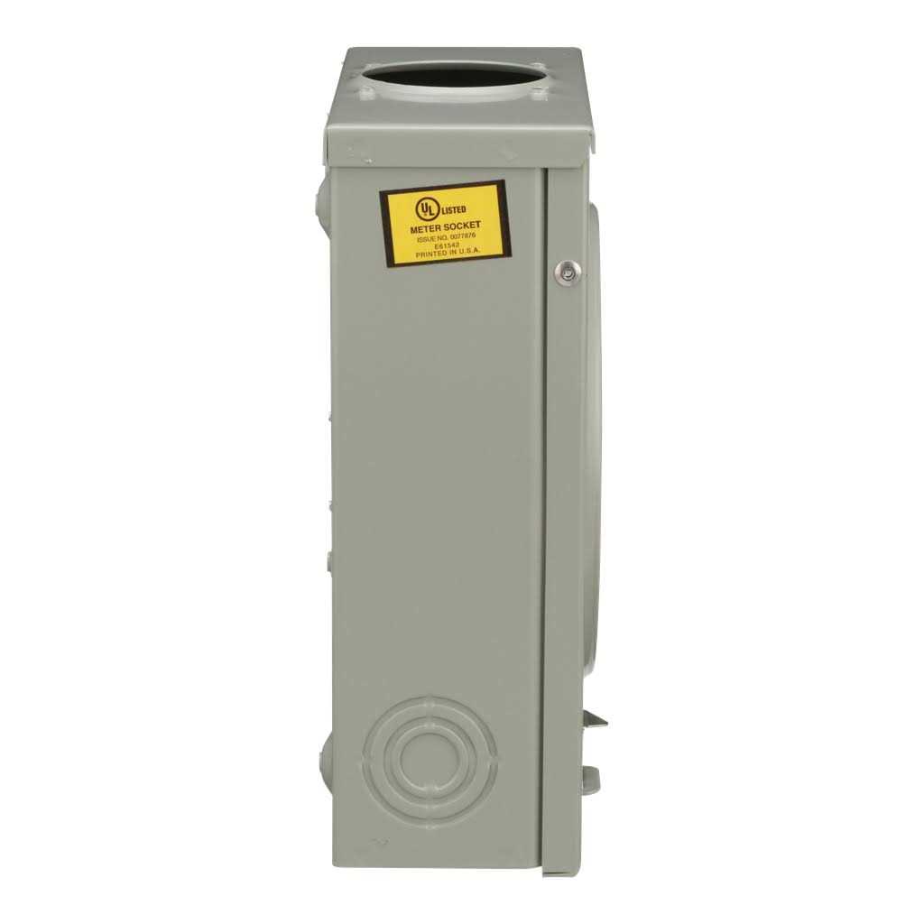 Ringless 125A 1-Phase 3-Wire 600V Combination Service Entrance Device (CSED) with Horn Bypass, OH/UG - Image 3