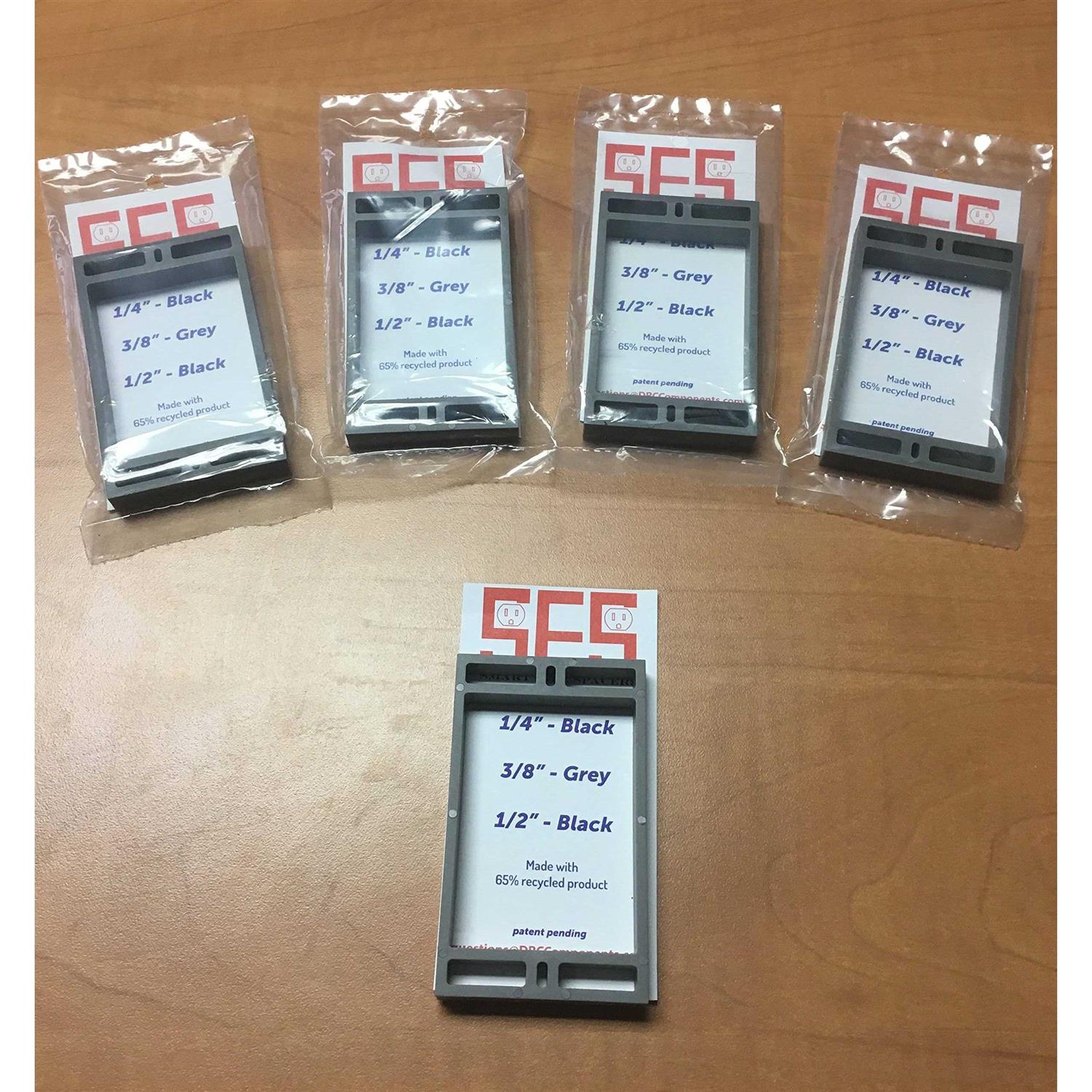 Electrical Box Spacers Single Gang 3/8 inch 5 pack - Image 5