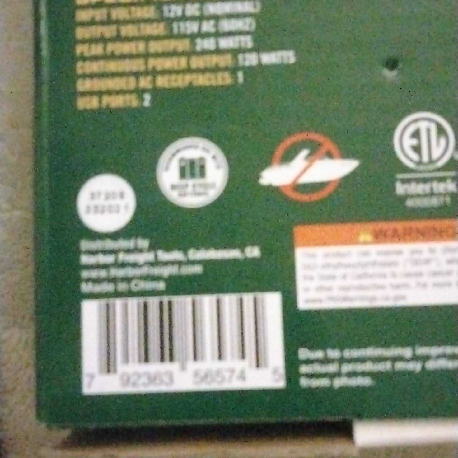 Jupiter 120 Watt Continuous/240 Watt Peak Modified Sine Wave Power Inverter - Image 3