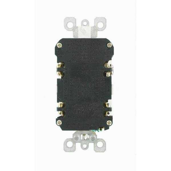 Leviton 20 Amp 125-Volt Duplex Self-Test Slim GFCI Outlet - Image 4