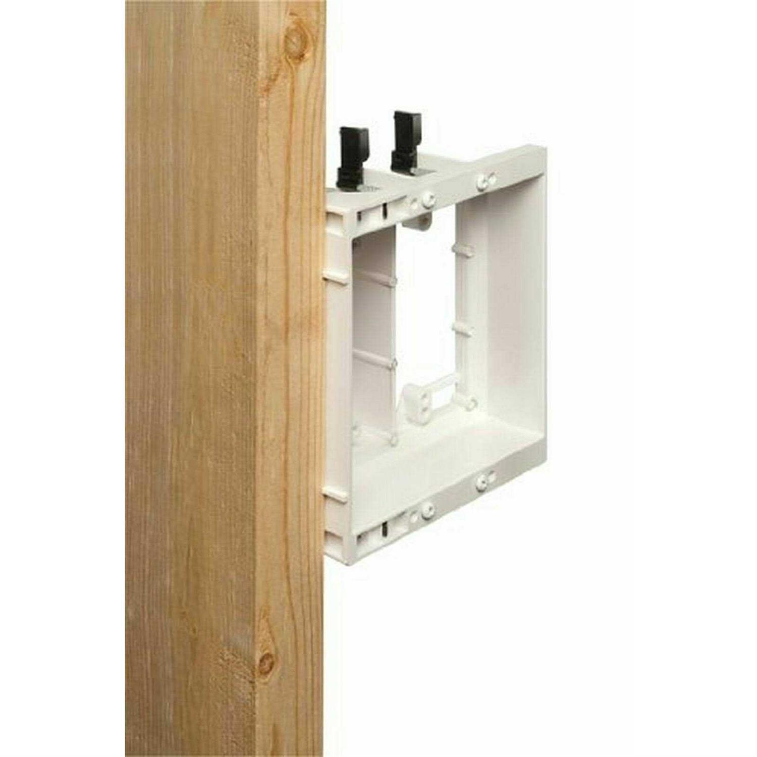 Arlington TVBU505 2-Gang Recessed TV Box for Power and Low Voltage - Image 4