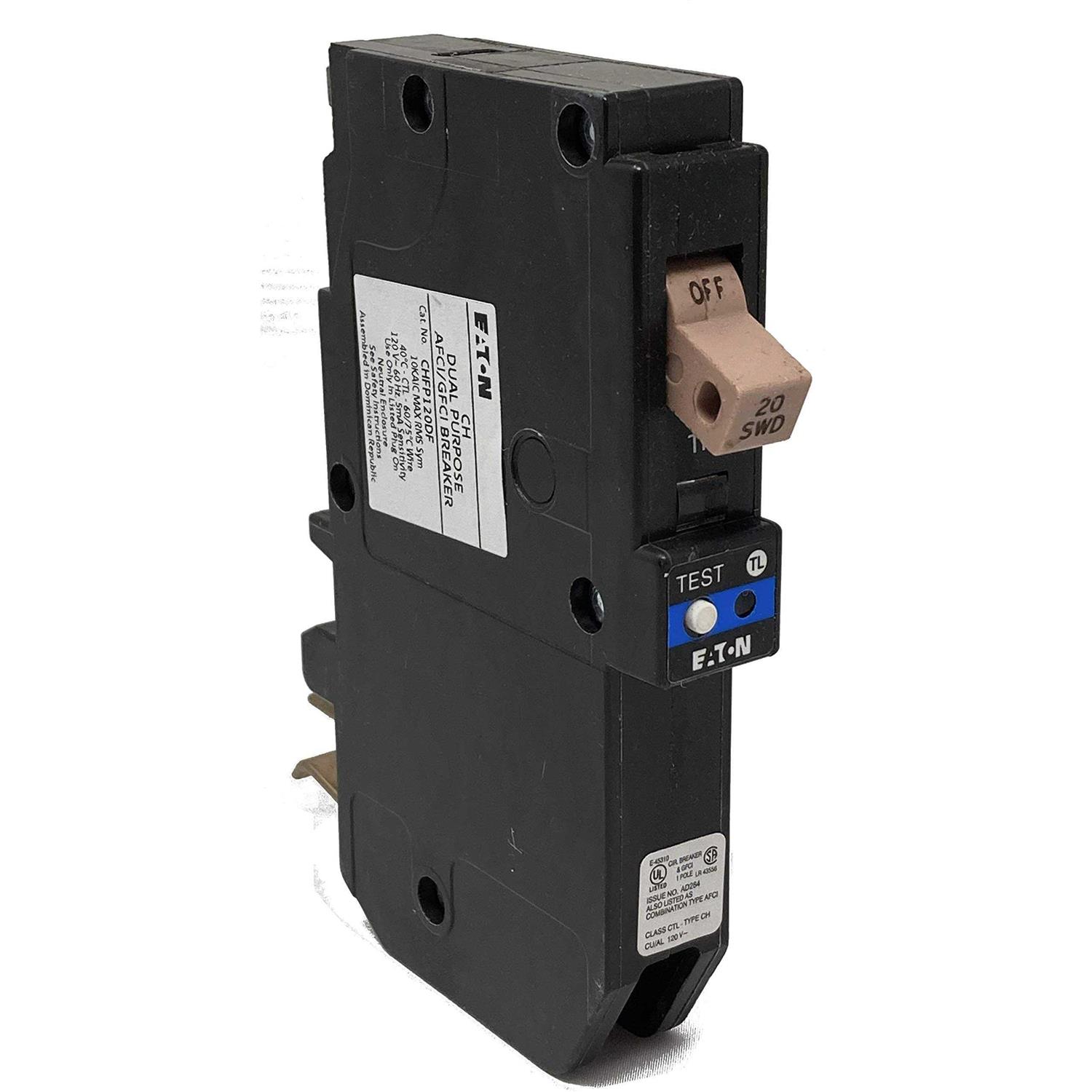 Eaton CHFP120DF CH Arc Fault/Ground Fault Circuit Breaker - Image 5