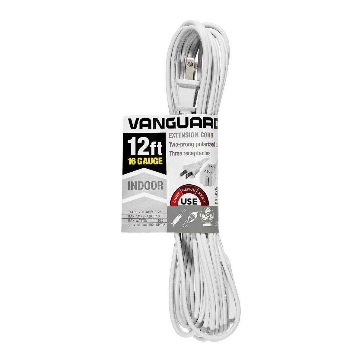 Vanguard 12 ft. x 16/2 Gauge Indoor Extension Cord